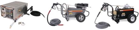 MI-T-M Pressure Washer CW Models with breakdowns, repair kits, replacement pumps & owners Manual.